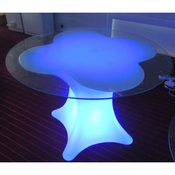 Muebles impermeables Mesa LED con vidrio (G001)